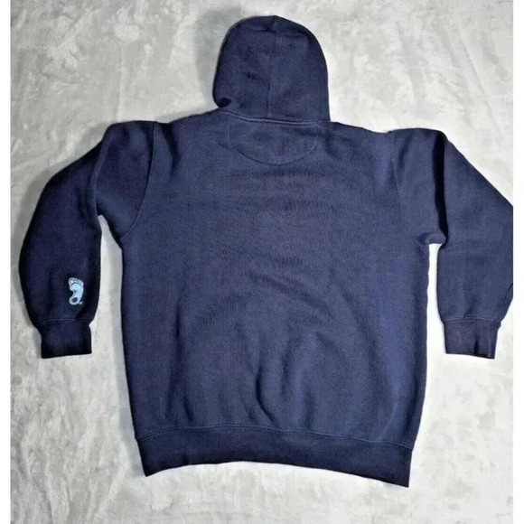 Vtg. E5 M Hoodie Sweatshirt North Carolina Tar Heels Medium Gray UniseX - Picture 15 of 16